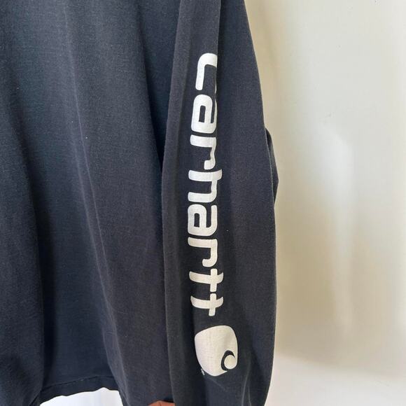 Carhartt Long Sleeve Black White - Picture 3 of 4